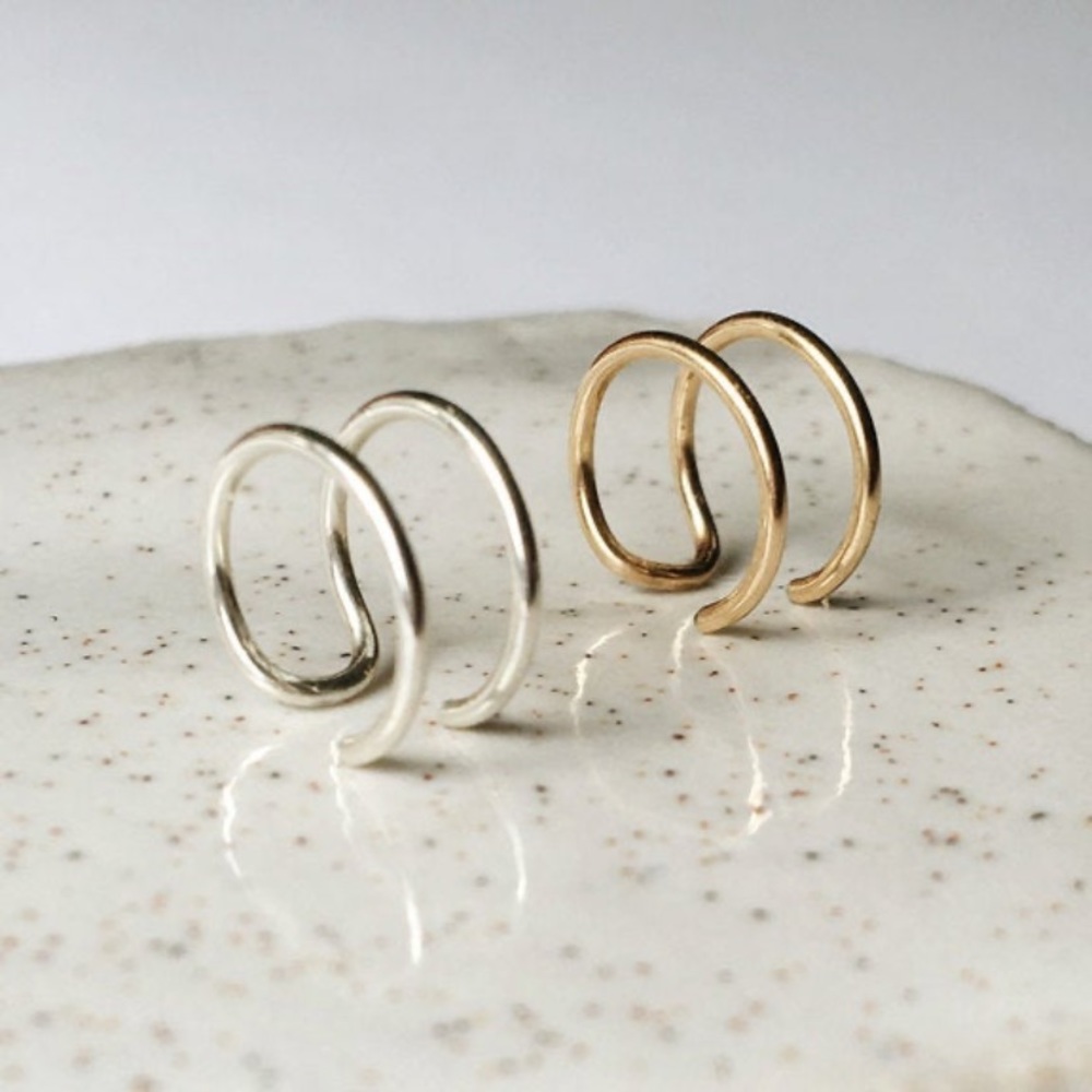YOU PICK, no piercing double ear cuff